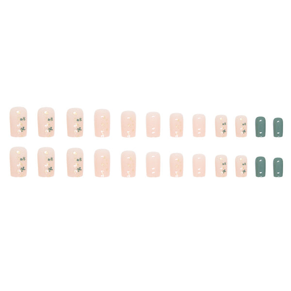 12 Sizes-24 Pcs Press On Nails W628