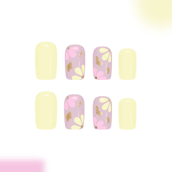 12 Sizes-24 Pcs Press On Nails C1546