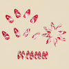 12 Sizes-24 Pcs Press On Nails Y1998