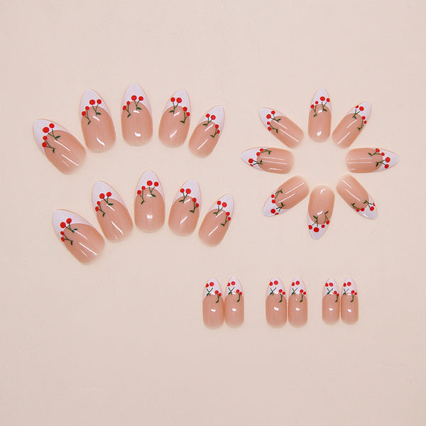 12 Sizes-24 Pcs Press On Nails W2143