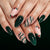 12 Sizes-24 Pcs Press On Nails C2108
