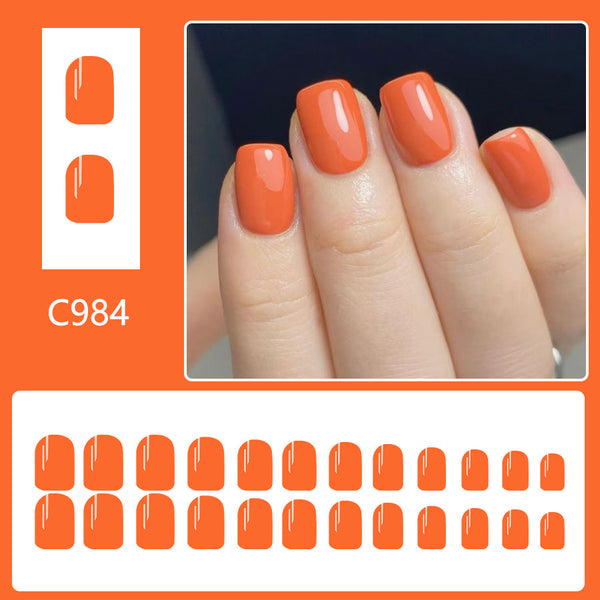 12 Sizes-24 Pcs Press On Nails C984