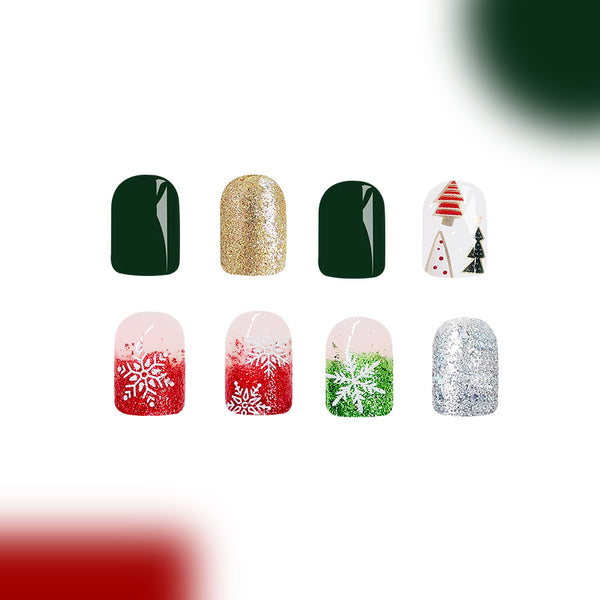 Christmas Press On Nails-2 Sets Mixed Pack (48PCS Total) C-mix-12