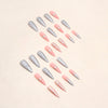 12 Sizes-24 Pcs Press On Nails W764