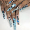 12 Sizes-24 Pcs Press On Nails Y078