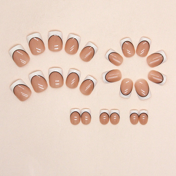 12 Sizes-24 Pcs Press On Nails W1347