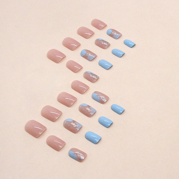 12 Sizes-24 Pcs Press On Nails W1106