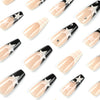 12 Sizes-24 Pcs Press On Nails JP2624