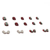 12 Sizes-24 Pcs Press On Nails R308