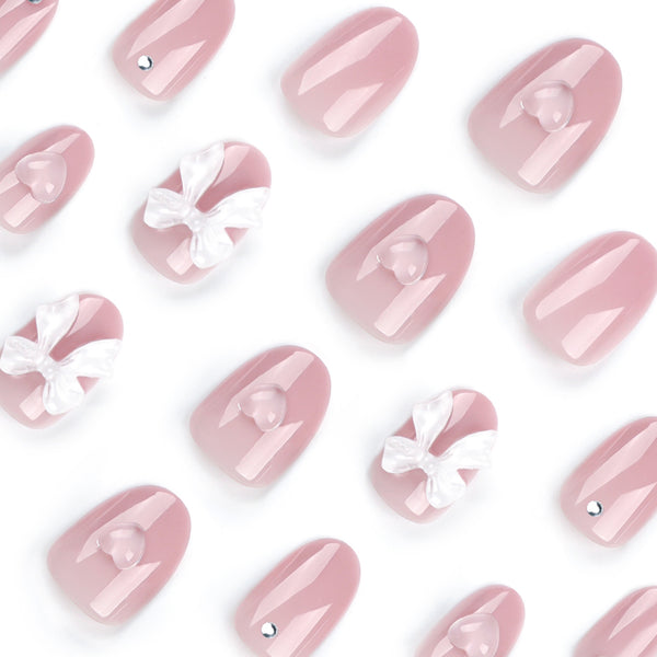 12 Sizes-24 Pcs Press On Nails JP3099