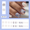 12 Sizes-24 Pcs Press On Nails W1397