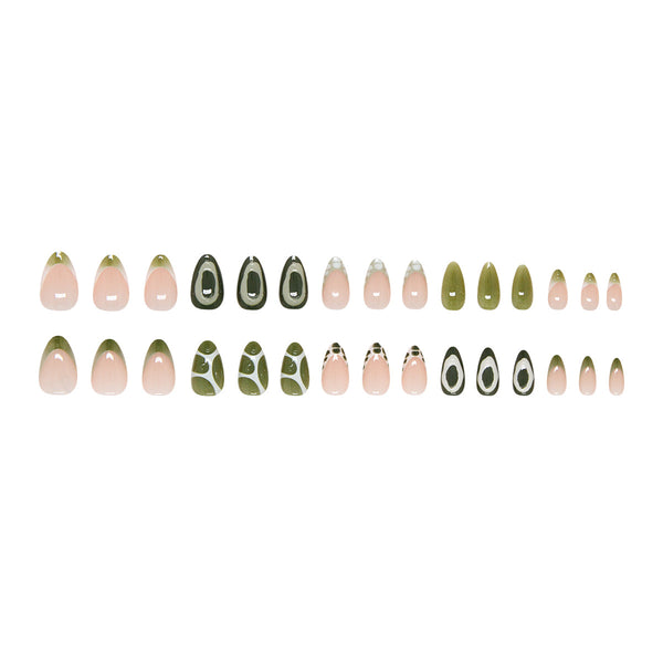 30 Pcs Press On Nails W1987