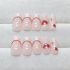 12 Sizes-24 Pcs Press On Nails R888