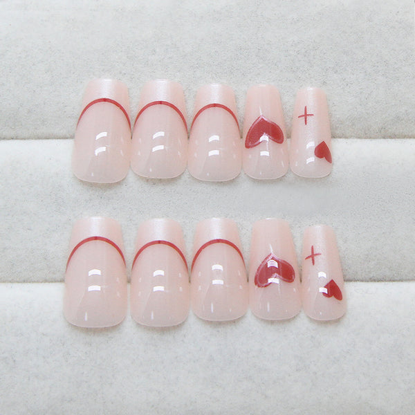 12 Sizes-24 Pcs Press On Nails R888