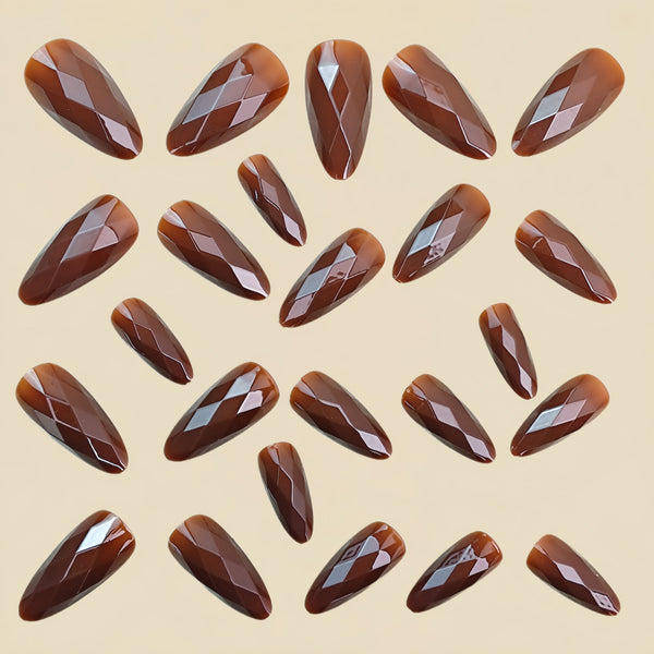 12 Sizes-24 Pcs Press On Nails Y1831