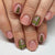 12 Sizes-24 Pcs Press On Nails C690