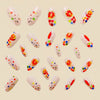 12 Sizes-24 Pcs Press On Nails Y557