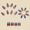 12 Sizes-24 Pcs Press On Nails Y963