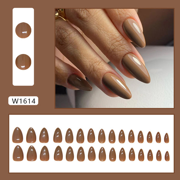 12 Sizes-24 Pcs Press On Nails W1614