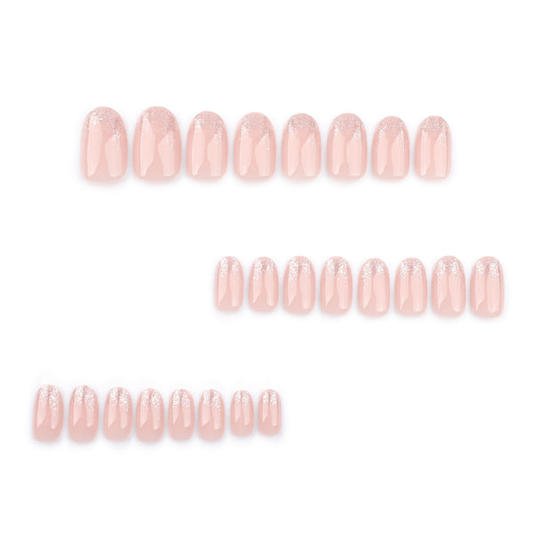 12 Sizes-24 Pcs Press On Nails JP3584