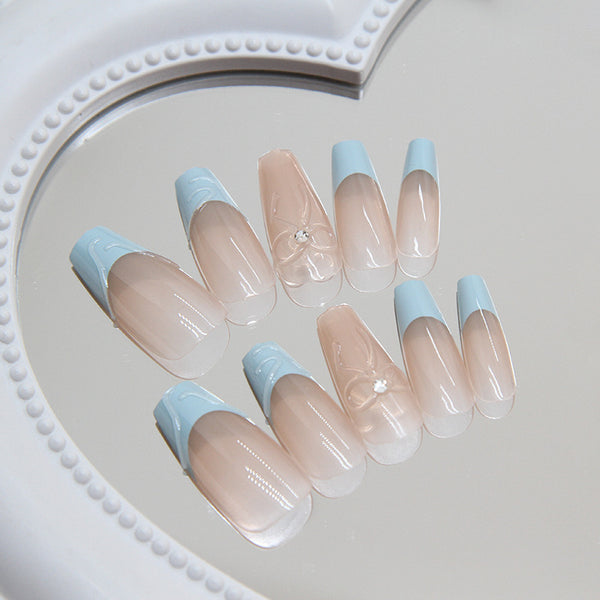 12 Sizes-24 Pcs Press On Nails Z870