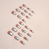 12 Sizes-24 Pcs Press On Nails Z807
