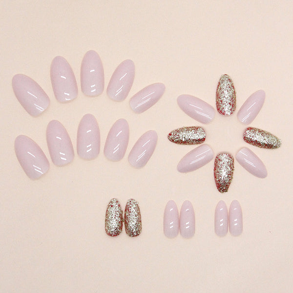 12 Sizes-24 Pcs Press On Nails W1112