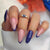 12 Sizes-24 Pcs Press On Nails W272