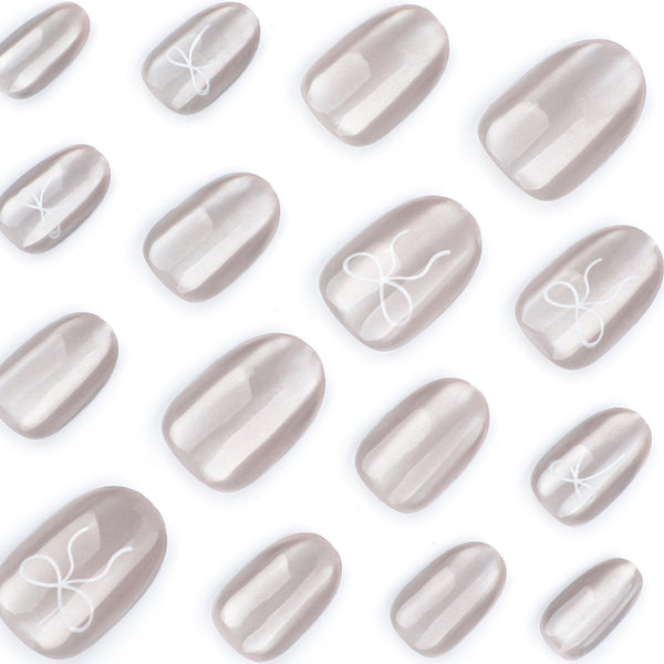 12 Sizes-24 Pcs Press On Nails JP3622