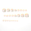 12 Sizes-24 Pcs Press On Nails JP1627