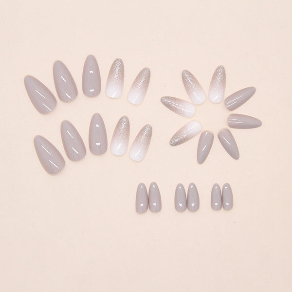 12 Sizes-24 Pcs Press On Nails W1916