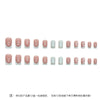 12 Sizes-24 Pcs Press On Nails W409