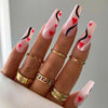 12 Sizes-24 Pcs Press On Nails JP1759