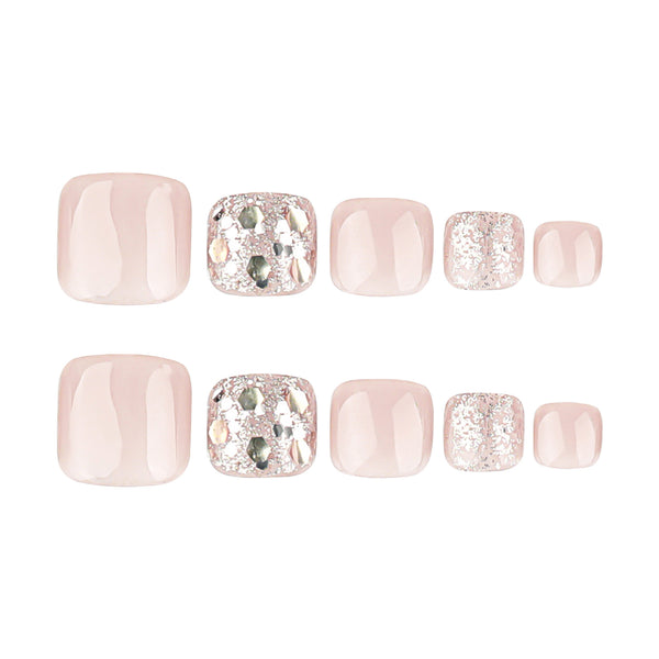 12 Sizes-24 Pcs Press On Nails JP3702