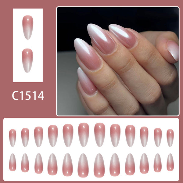 12 Sizes-24 Pcs Press On Nails C1514