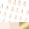 12 Sizes-24 Pcs Press On Nails JP1563