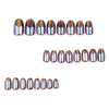 12 Sizes-24 Pcs Press On Nails DIY46