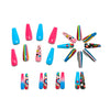 12 Sizes-24 Pcs Press On Nails Y1579