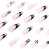 12 Sizes-24 Pcs Press On Nails JP1598