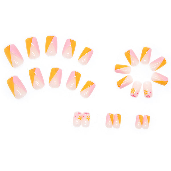 12 Sizes-24 Pcs Press On Nails W135