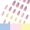 12 Sizes-24 Pcs Press On Nails JP1857