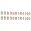 12 Sizes-24 Pcs Press On Nails W1756