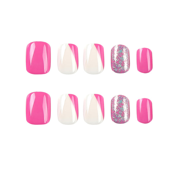 12 Sizes-24 Pcs Press On Nails JP2565