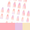 12 Sizes-24 Pcs Press On Nails JP3473