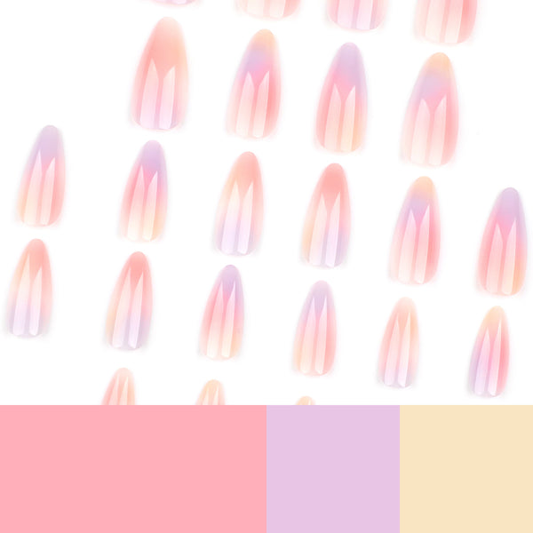 12 Sizes-24 Pcs Press On Nails JP3473