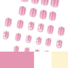 12 Sizes-24 Pcs Press On Nails JP3833