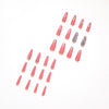 12 Sizes-24 Pcs Press On Nails JP1327