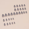 12 Sizes-24 Pcs Press On Nails W1606