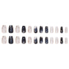12 Sizes-24 Pcs Press On Nails W1750