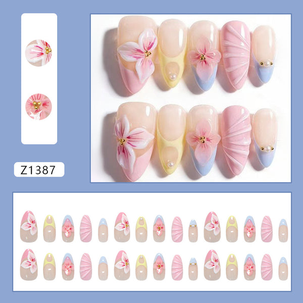 30 Pcs Press On Nails Z1387